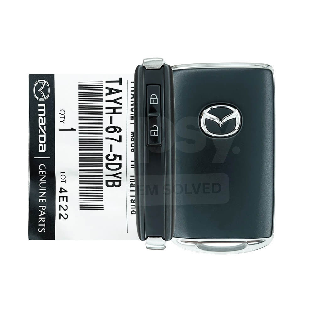 [tapsy] Mazda CX-3/CX-5/CX-8/CX-9 Genuine 2 Buttons Smart/Prox Remote Key 433MHz TAYH-67-5DYB