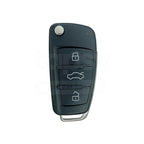 [tapsy] Audi A3/S3 2012-2015 3 Buttons Flip Remote Key 48 MQB 434MHz 8V0 837 220D