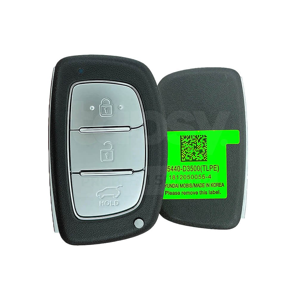 [tapsy] Hyundai Tucson 2018-2019 Original 3 Buttons Smart Remote Key ID47 433MHz 95440-D3010 FCC ID: FOB-4F11