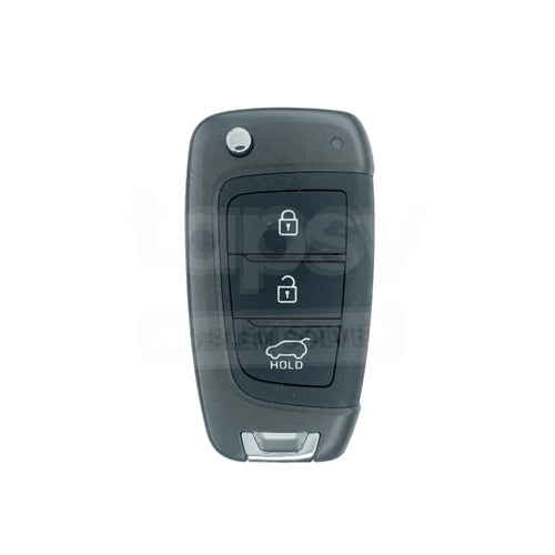 [tapsy] Hyundai Kona 2017-2023 Original 3 Buttons Flip Remote Key 433MHz 95430-J9800
