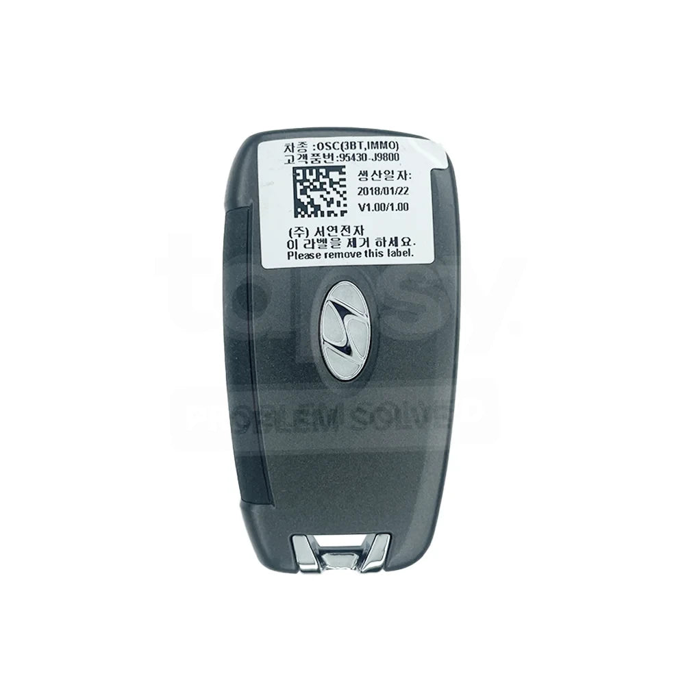 [tapsy] Hyundai Kona 2017-2023 Original 3 Buttons Flip Remote Key 433MHz 95430-J9800